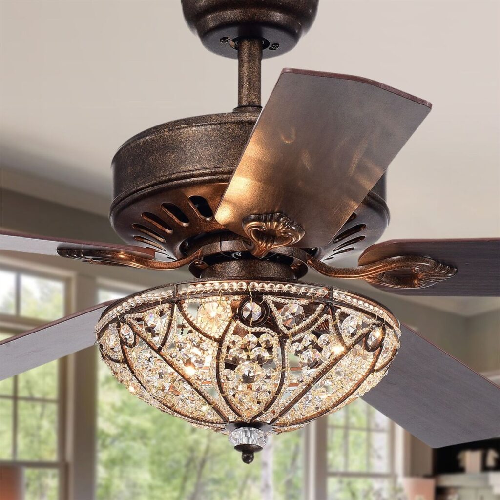 Windmill Ceiling Fan with Light